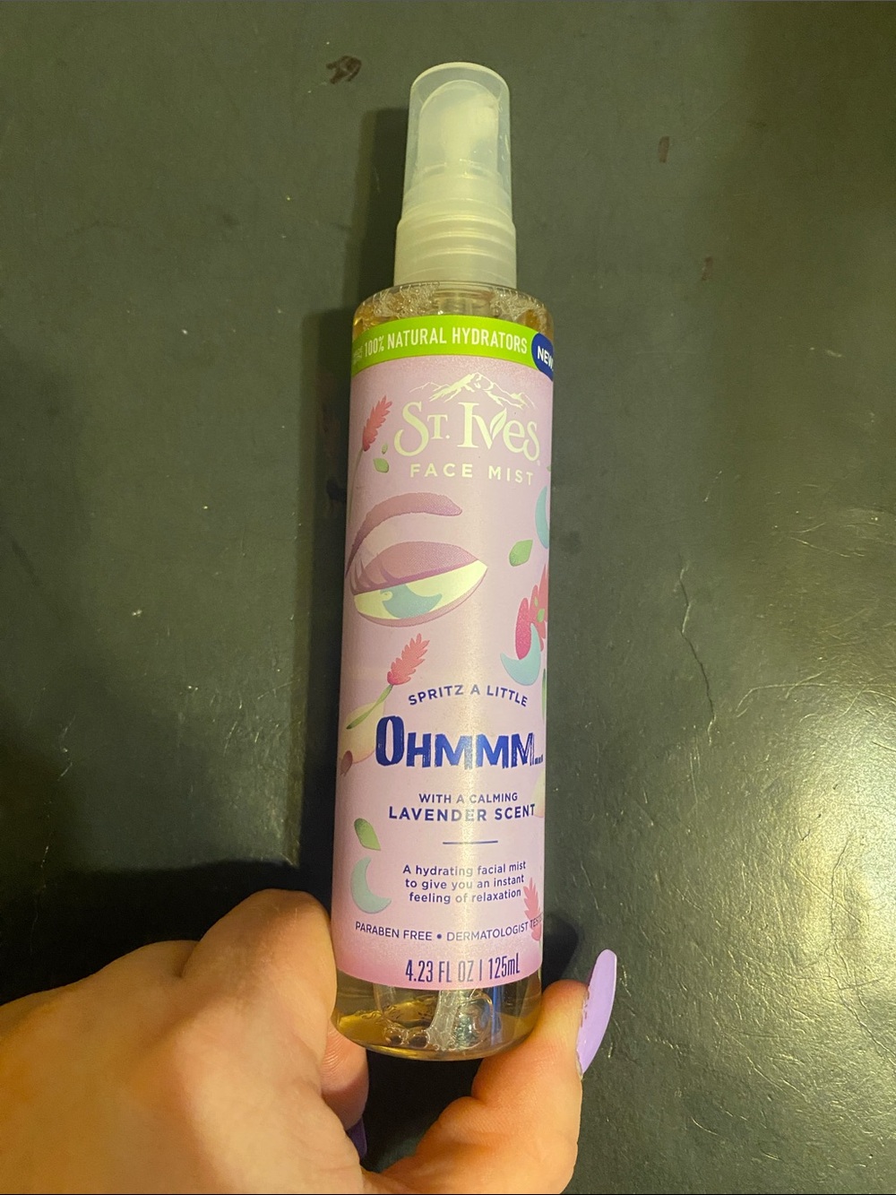 Ohmmm Lavender Face Mist - Calming Lavender Hydration (Purple)
